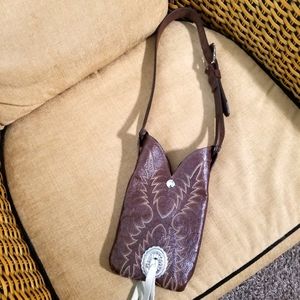 Western Boot top purse/bag